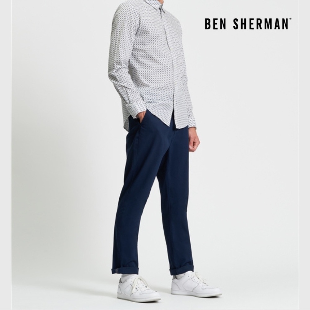 NWOT Ben Sherman Signature Slim Stretch Chino